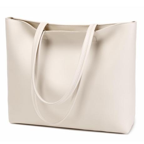 Only-bags.store Einfache PU Leder Shopper Tasche  