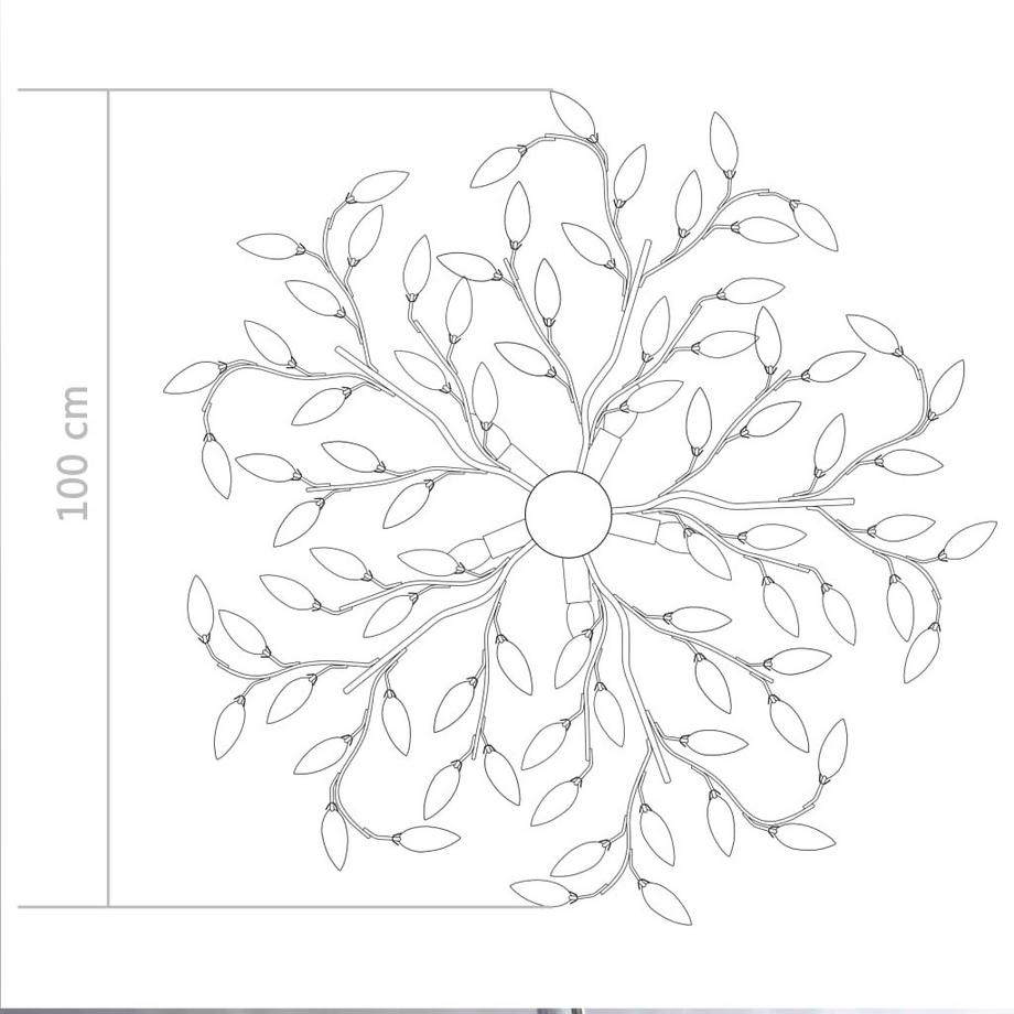 VidaXL Plafonnier acrylique  