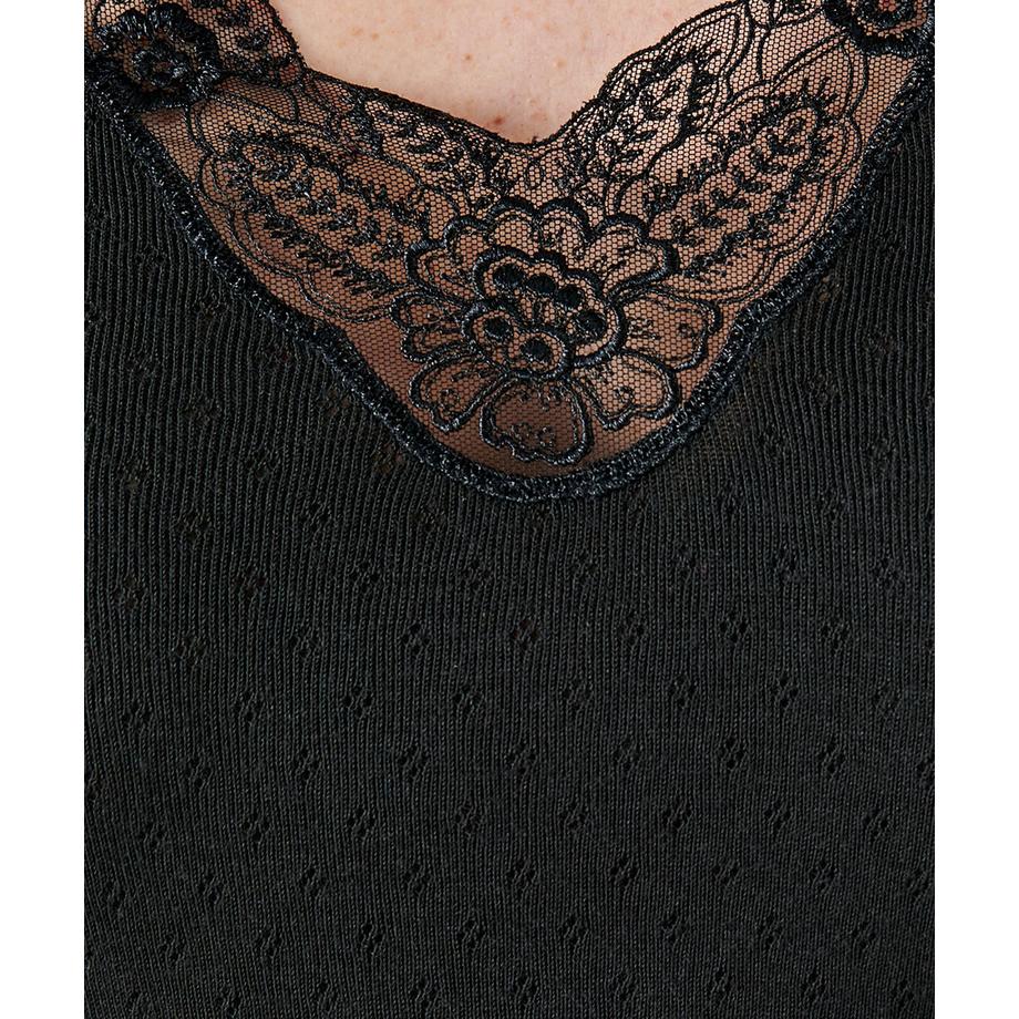 Damart Thermolactyl Tee-shirt Manches Longues Maille Ajourée  