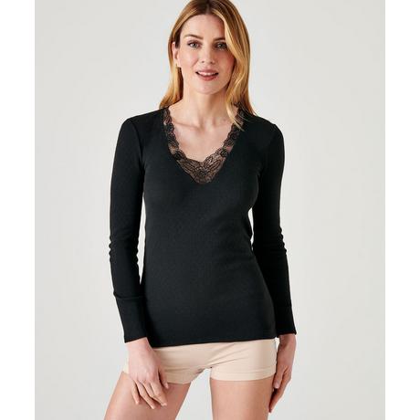 Damart Thermolactyl T-Shirt Maniche Lunghe Maglia Traforata  