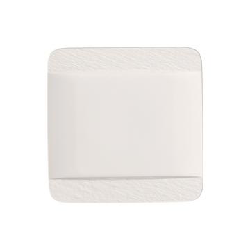 Speiseteller quadratisch Manufacture Rock blanc