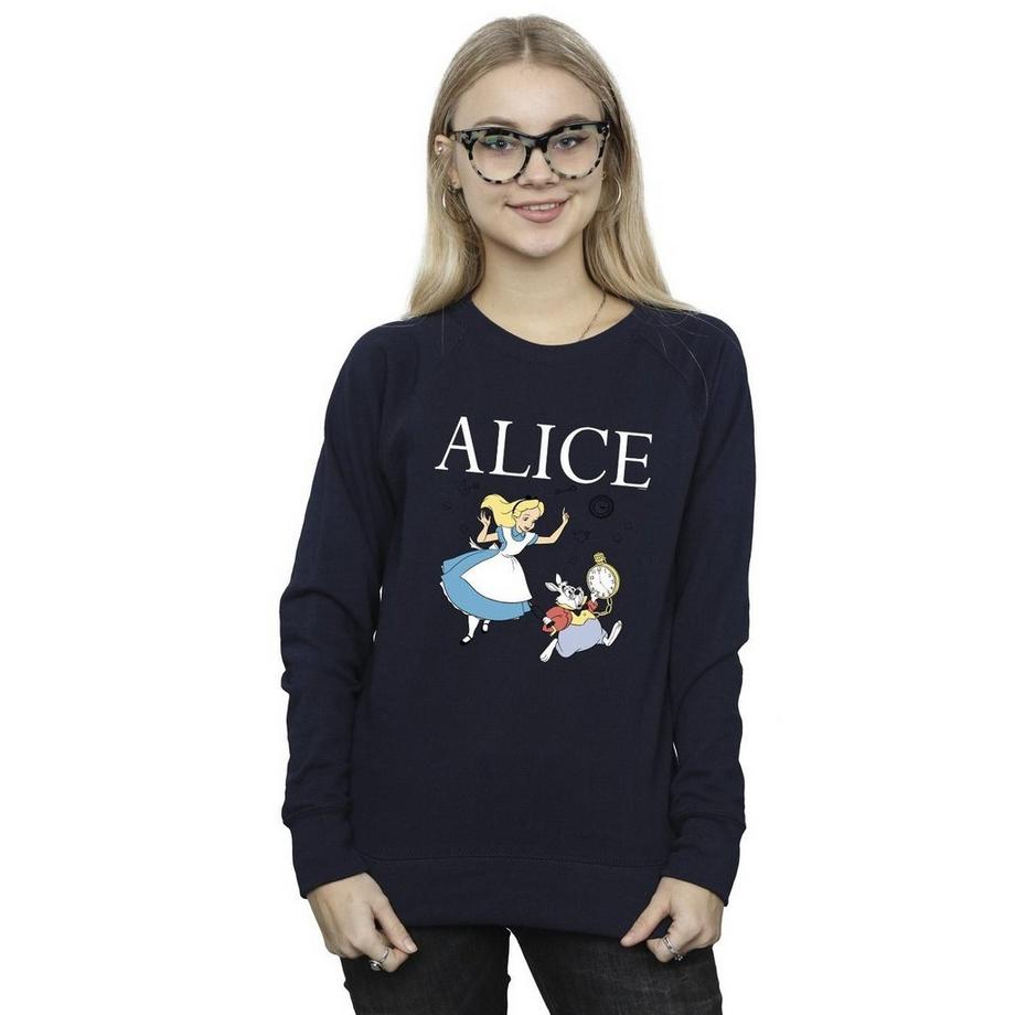 Disney Alice Au Pays Des Merveilles Follow The Rabbit Sweatshirt  