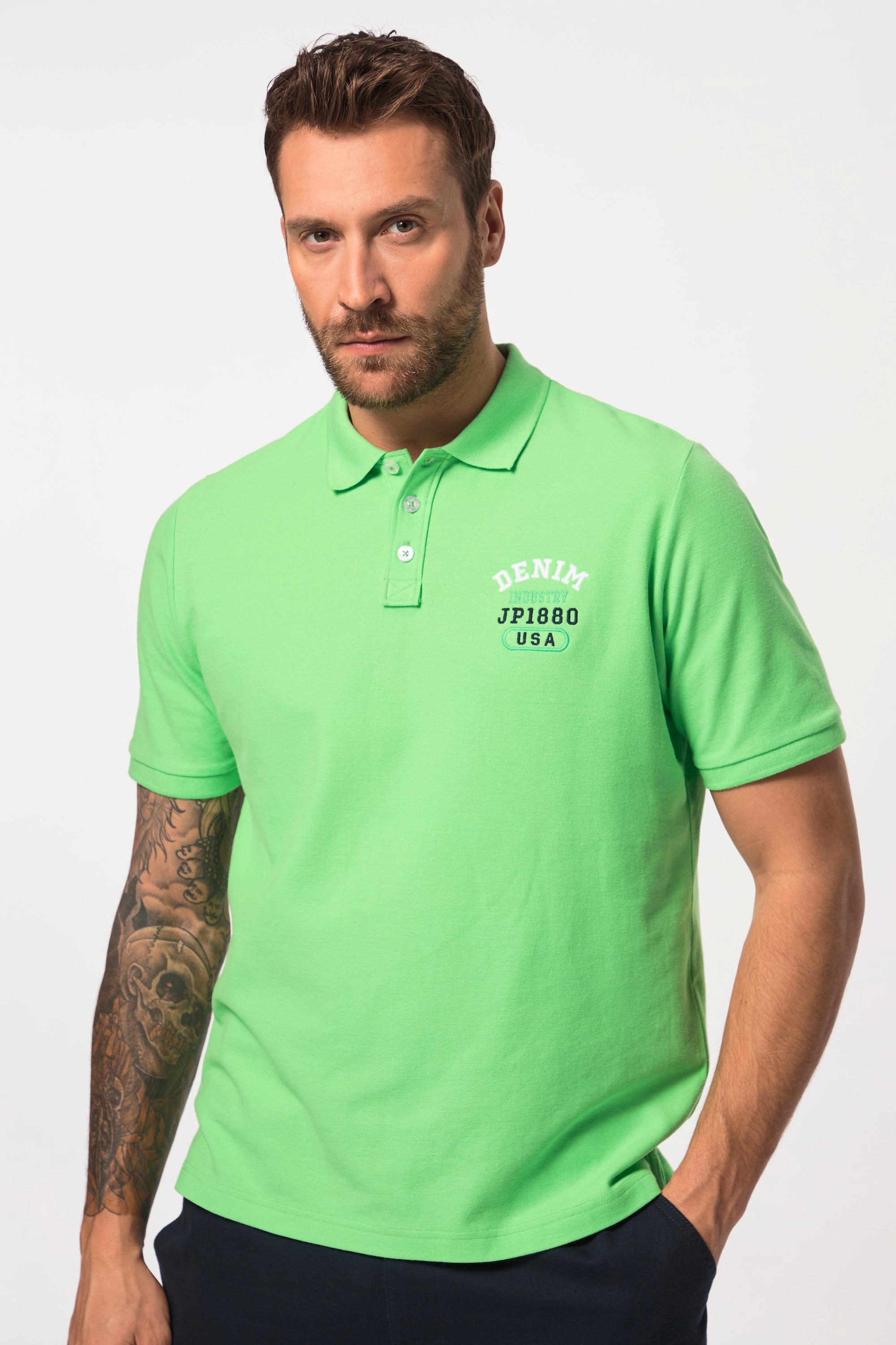 JP1880  Polo-Shirt, Halbarm, Piqué, Brust-Stick 