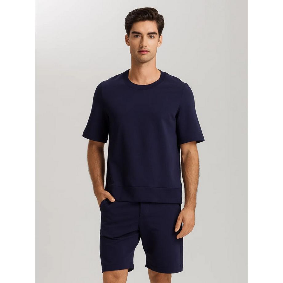 HANRO Natural Living Kurzarm Sweatshirt  