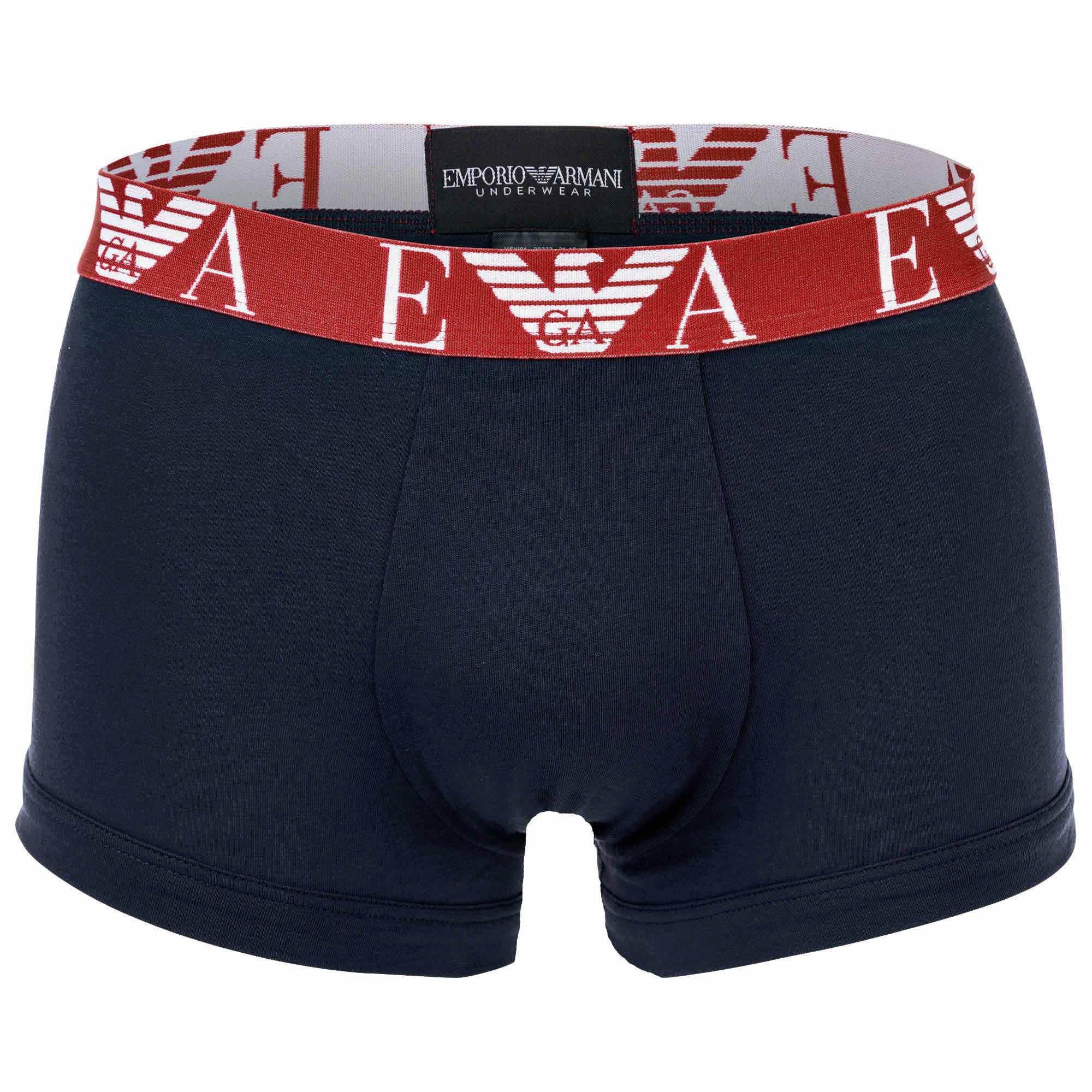 EMPORIO ARMANI Bold Monogram Boxer Aderenti Confezione da 3  