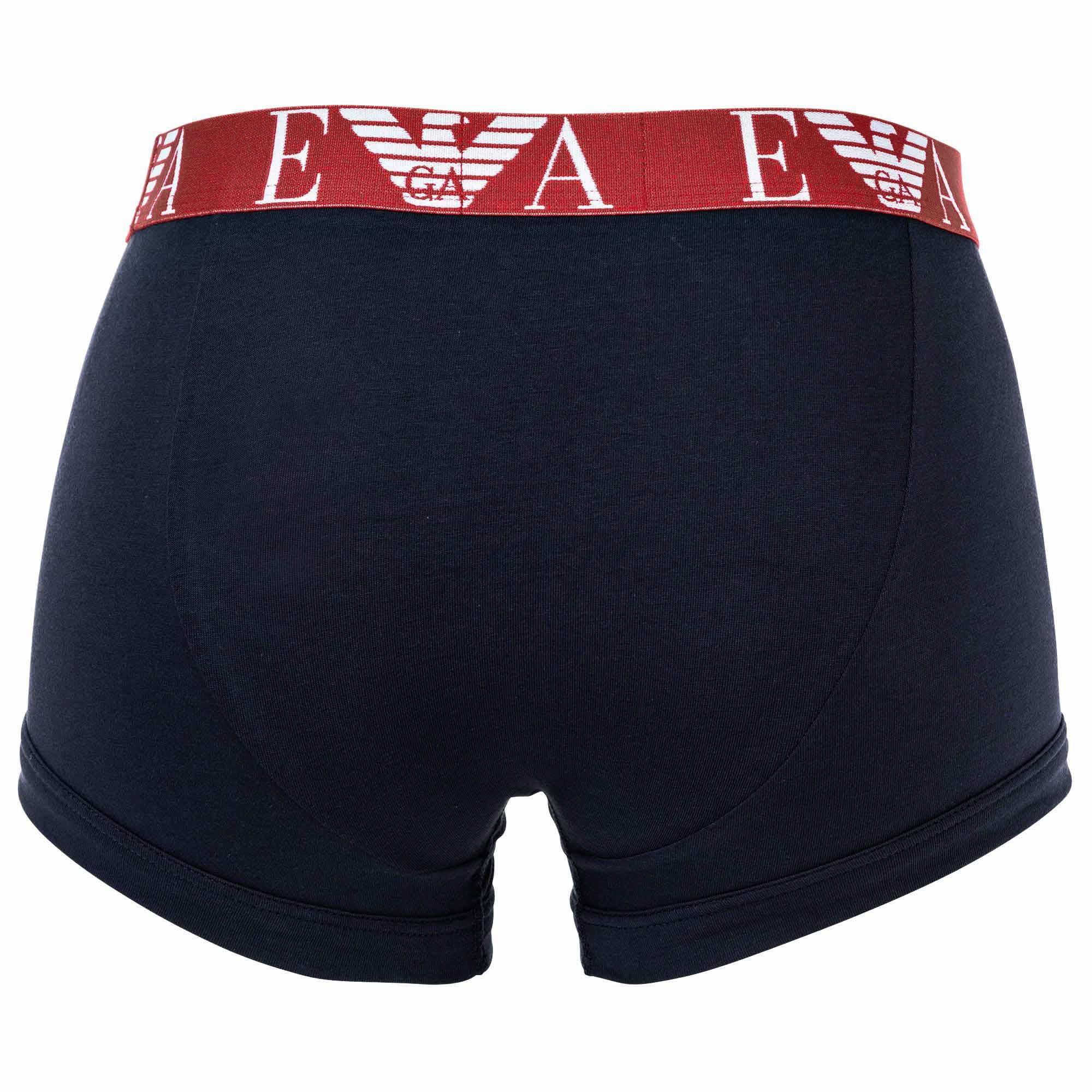 EMPORIO ARMANI Bold Monogram Boxer Aderenti Confezione da 3  