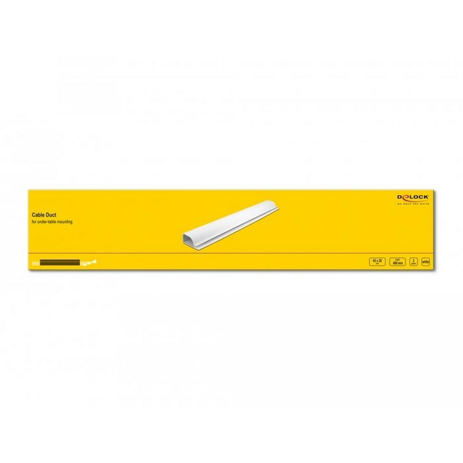 DeLock  Kabelkanal für Untertischmontage 