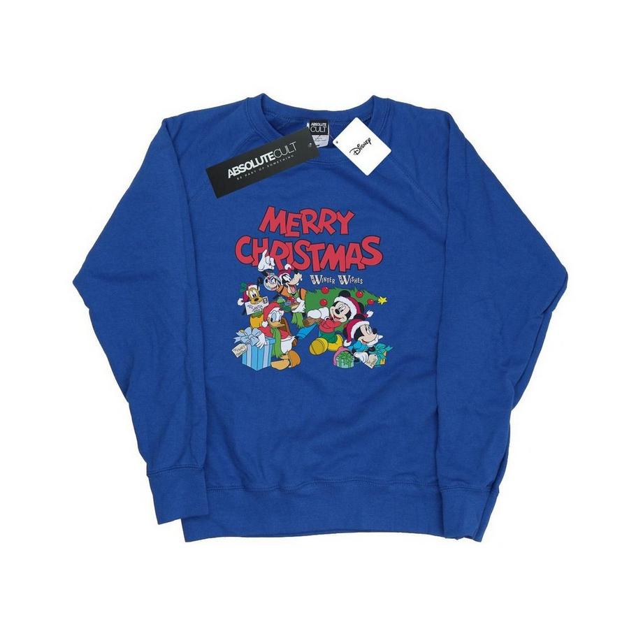 Disney Mickey Mouse And Friends Winter Wishes Sweatshirt  