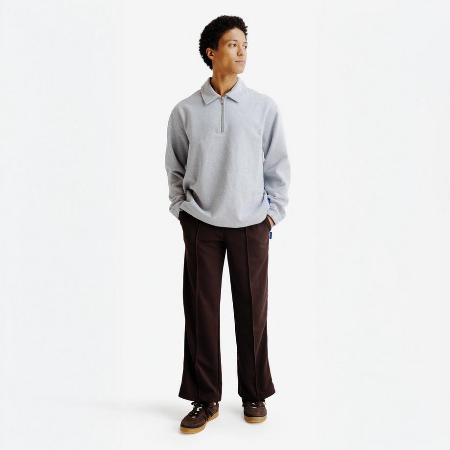 DECATHLON Sweat polo relax homme, Heritage, gris  