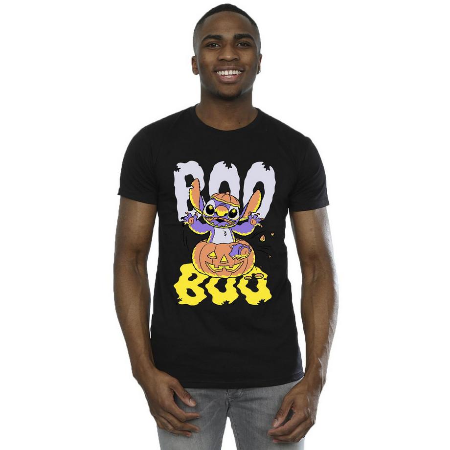 Lilo & Stitch Boo Jack-o-Lantern T-Shirt Slim Fit  
