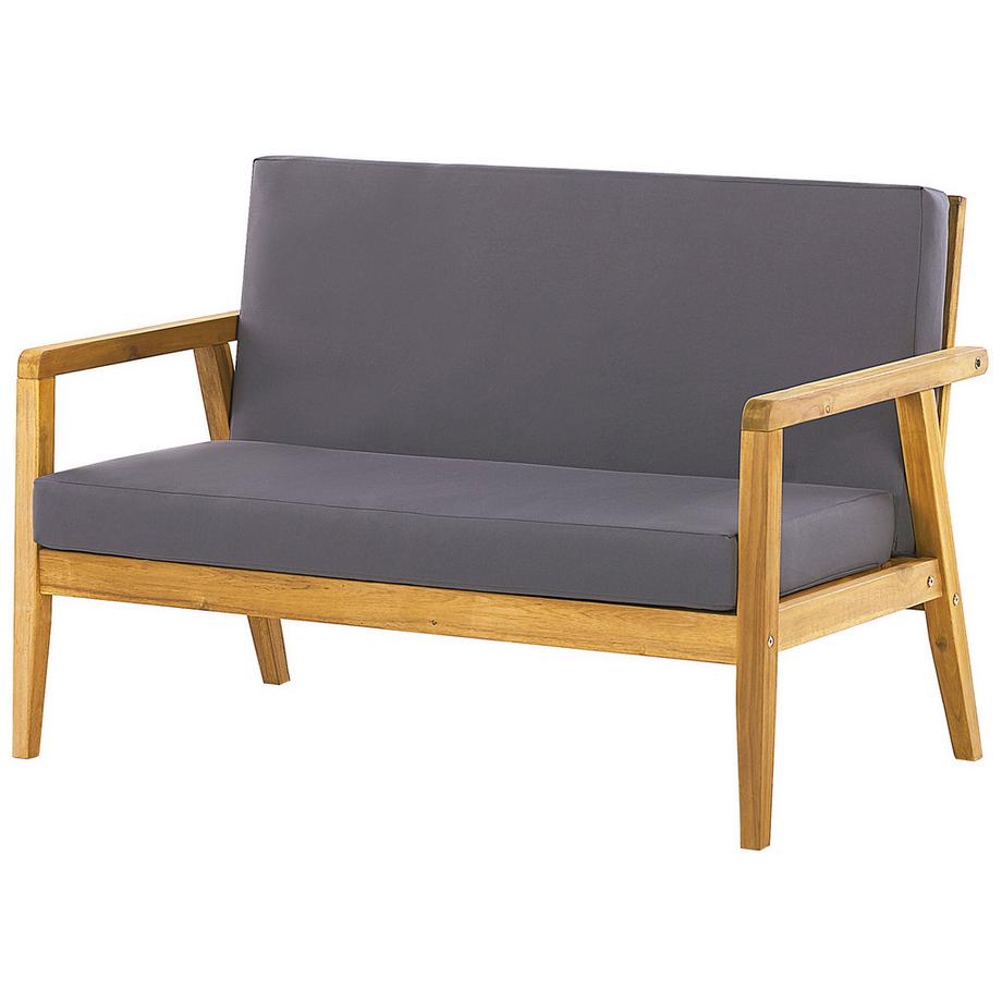 Beliani Set divani con tavolino en Legno d'acacia  PALLANO  