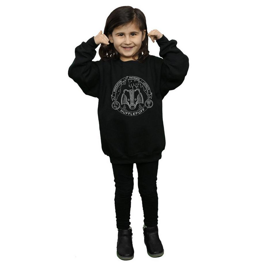 HARRY-POTTER  Hufflepuff Sweatshirt 