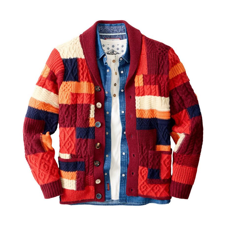 Joe Browns Cardigan a Maglia Patchwork Perfetto  