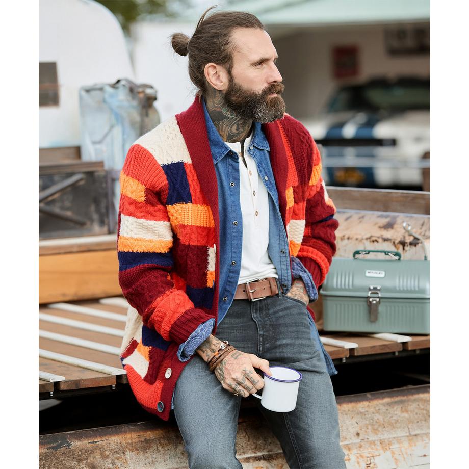 Joe Browns Cardigan a Maglia Patchwork Perfetto  
