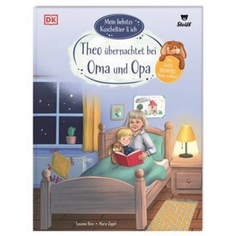 Mein liebstes Kuscheltier & ich. Theo übernachtet bei Oma und Opa Böse, Susanne; DK Verlag - Kids (Hrsg.); Zippel, Marie (Illustrationen) Gebundene Ausgabe 