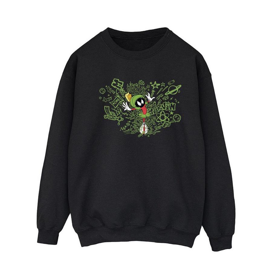 LOONEY TUNES Marvin der Marsmensch Bedrucktes Sweatshirt  