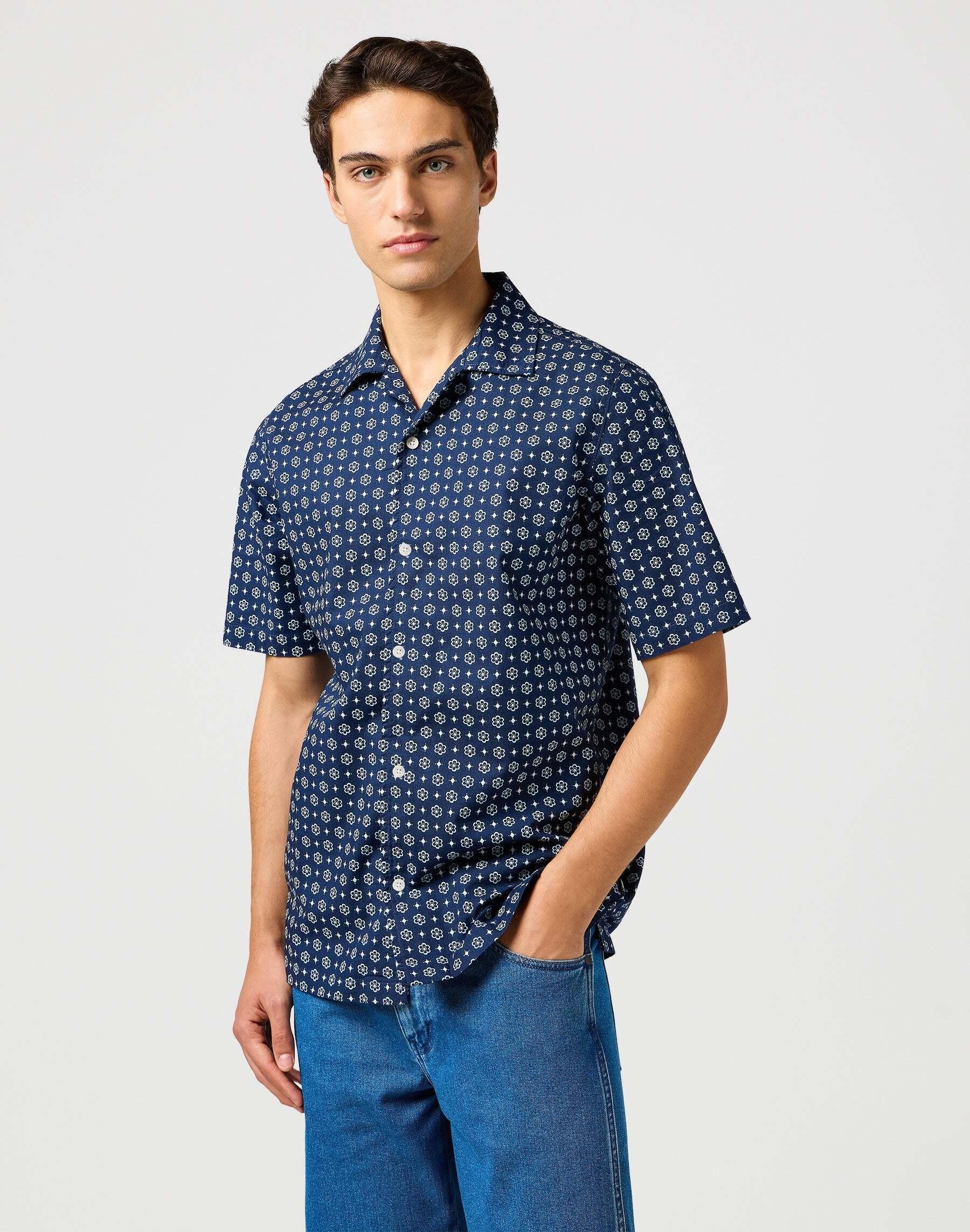 Wrangler Camicia Maniche Corte Resort  