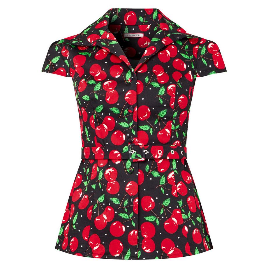 Joe Browns Cherry Vintage Top mit Gürtel  