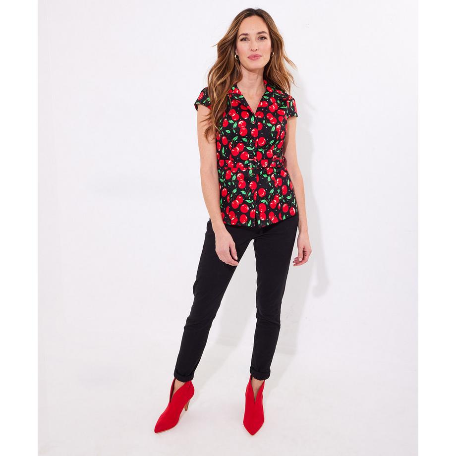Joe Browns Cherry Vintage Top mit Gürtel  