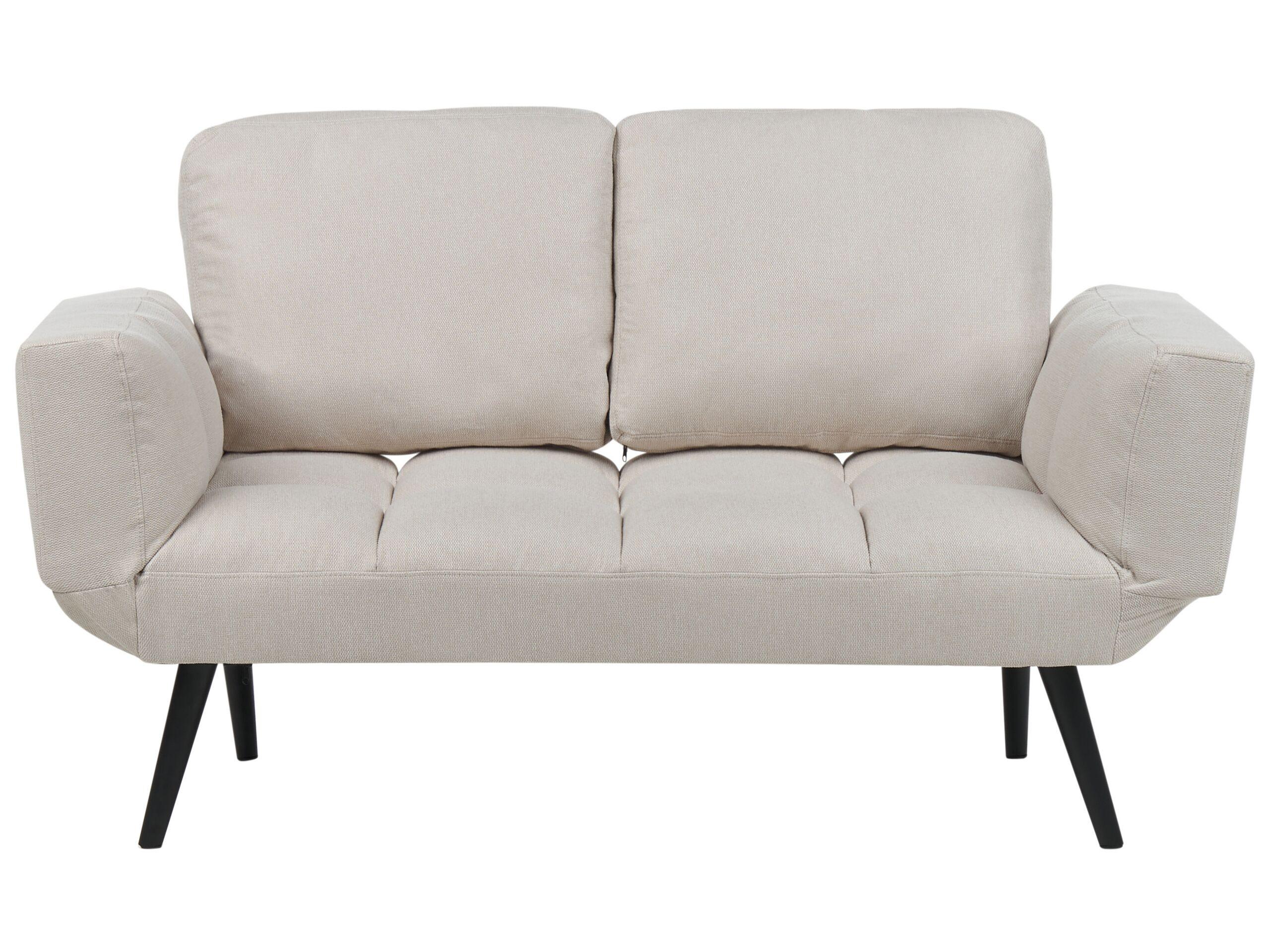 Beliani Schlafsofa aus Polyester Retro BREKKE  