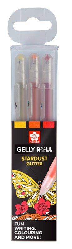 Sakura SAKURA Gelly Roll 0.5mm POXPGBSTA3D Startdust Glitter Happy 3 St.  