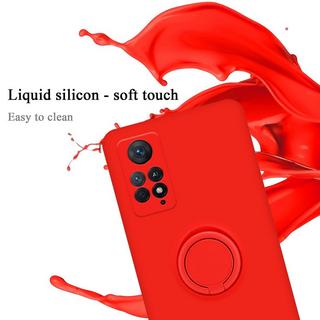 Cadorabo  Hülle für Xiaomi RedMi NOTE 11 PRO 4G  5G TPU Silikon mit Ring Liquid 