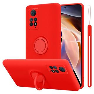 Cadorabo  Hülle für Xiaomi RedMi NOTE 11 PRO 4G  5G TPU Silikon mit Ring Liquid 