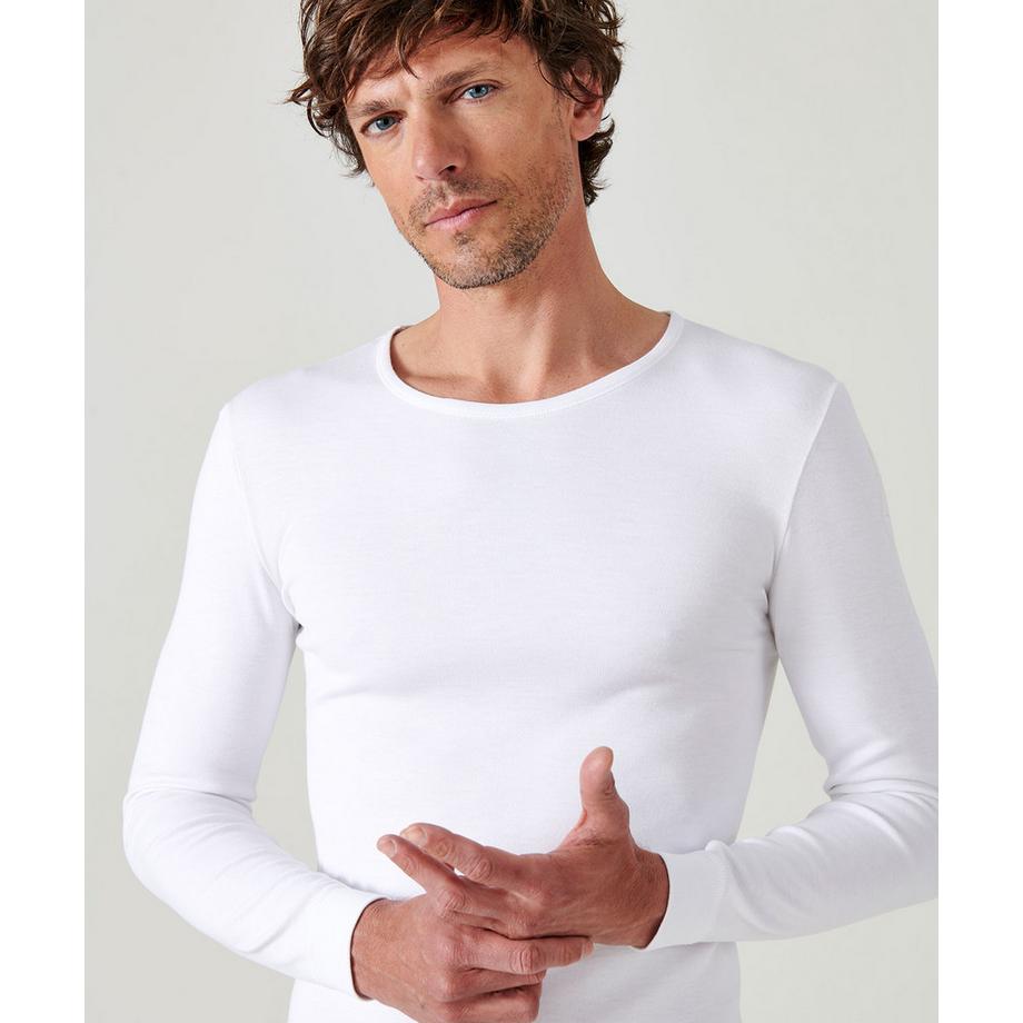 Damart Langärmeliges Rundhals-Thermo-Shirt Wärmegrad Medium  