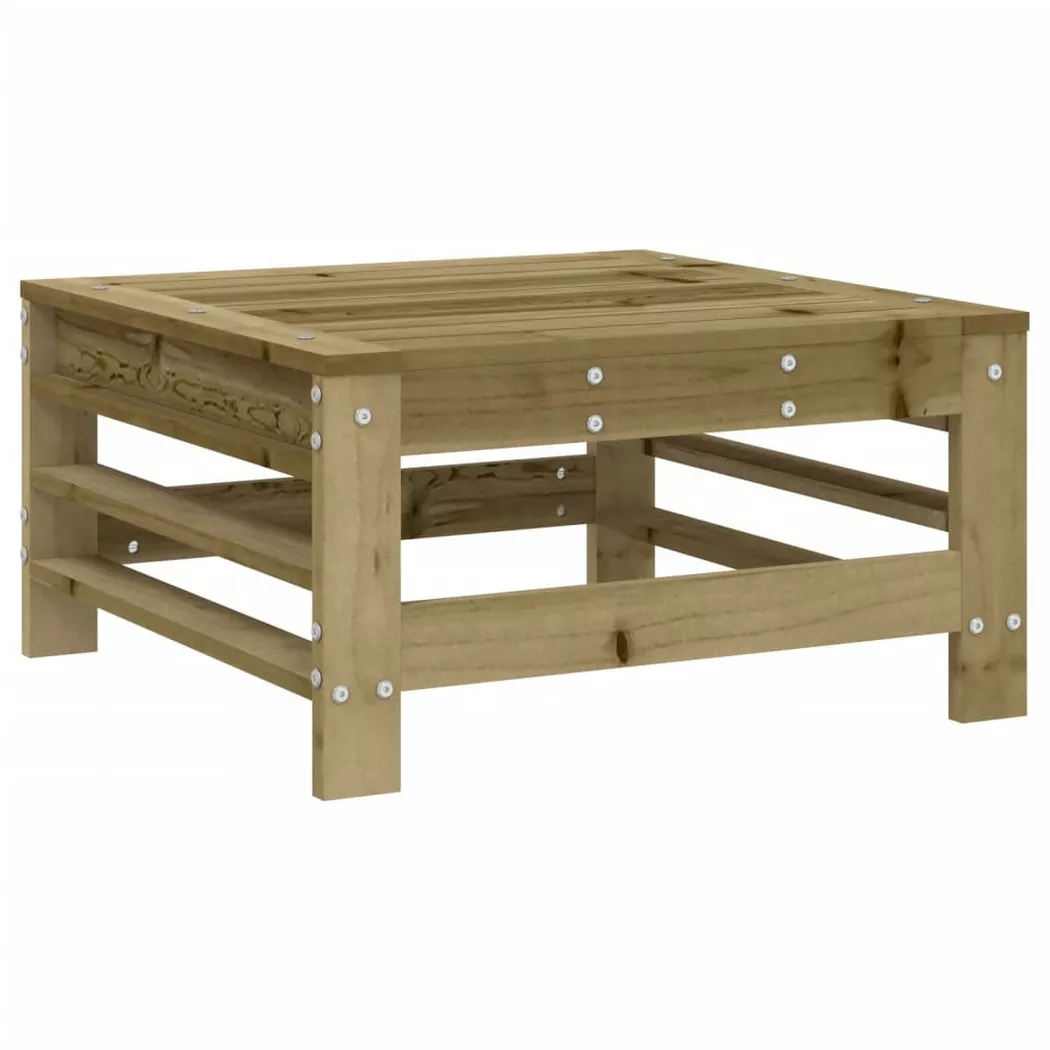 Vidaxl - Poggiapiedi Da Giardino In Legno Impregnato Di Pino