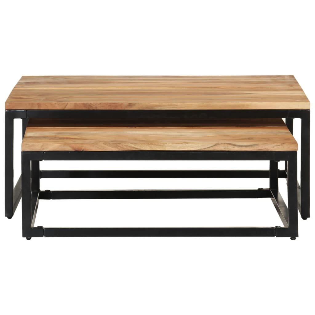 VidaXL Table basse bois d'acacia  