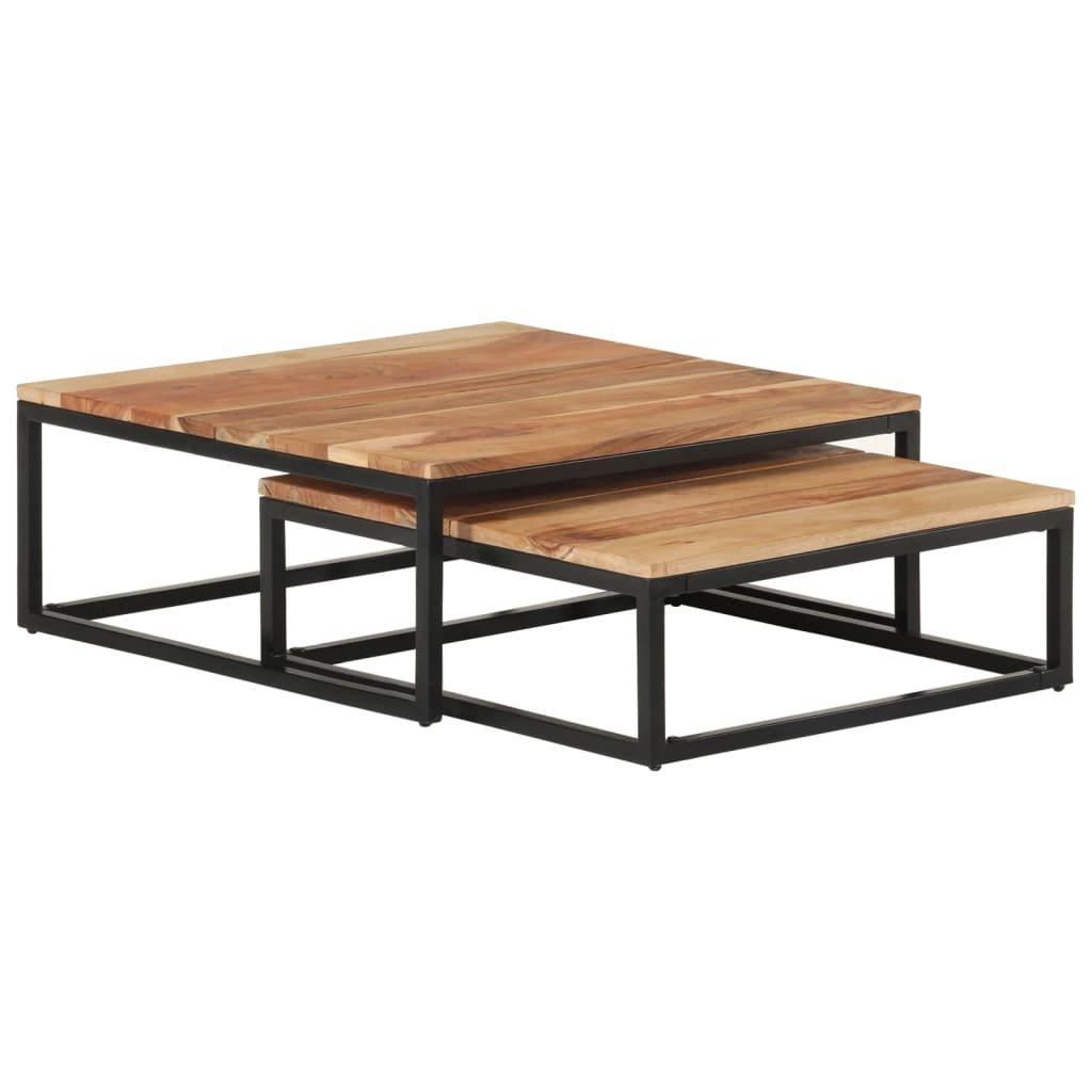 VidaXL Table basse bois d'acacia  