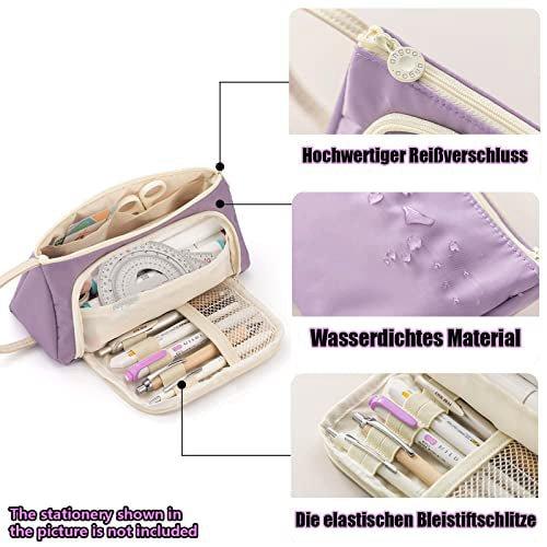 Only-bags.store Trousse à crayons trousse à crayons grande capacité trousse à crayons pour adolescent pour l'école et le bureau  