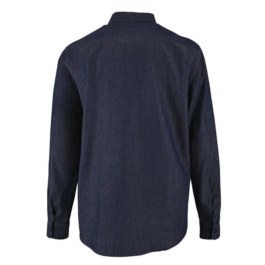 SOLS Barry Camicia Maniche Lunghe Denim  
