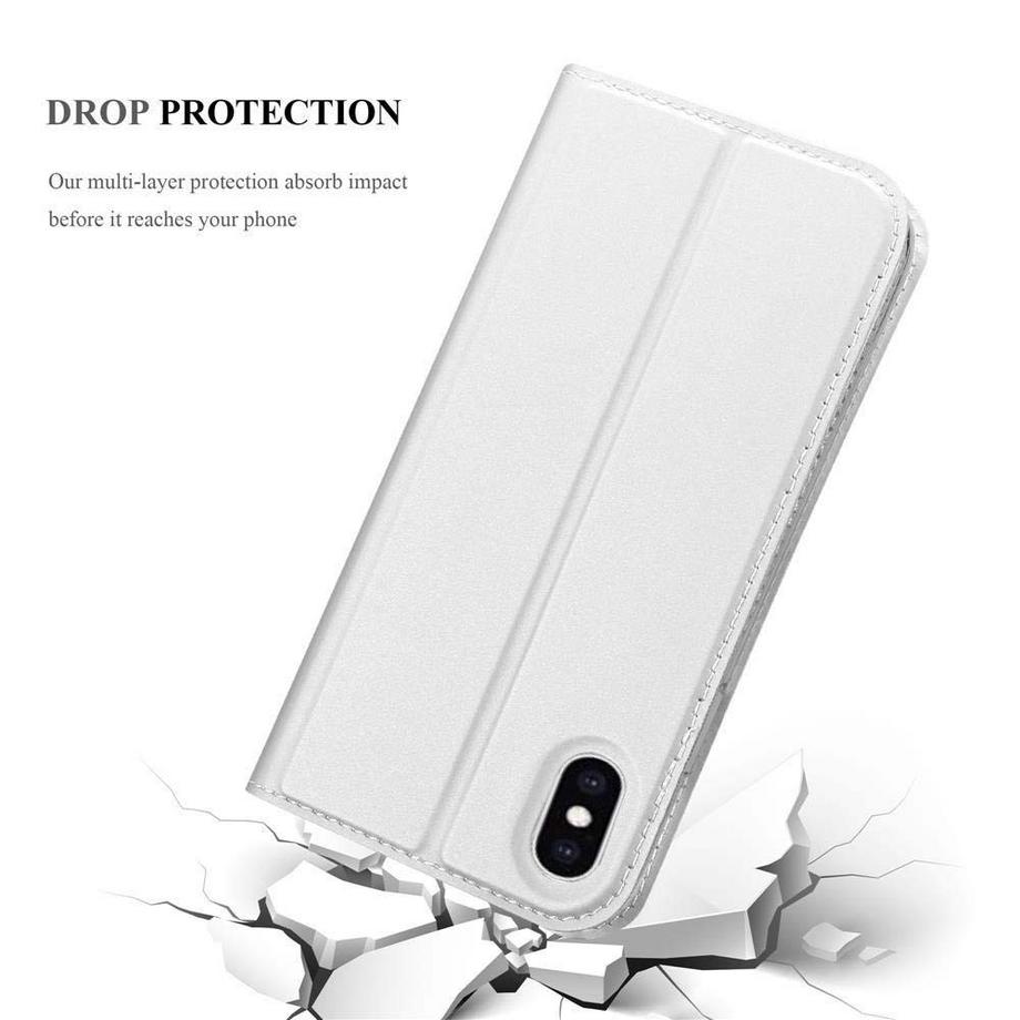 Cadorabo  Hülle für Apple iPhone XS MAX Magnetverschluss, Kartenfach 