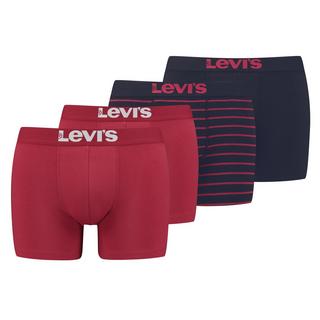 Levis  Boxer  Pack de 4 Stretch-MEN SOLID BASIC BOXER & VINTAGE STRIPE 4P 