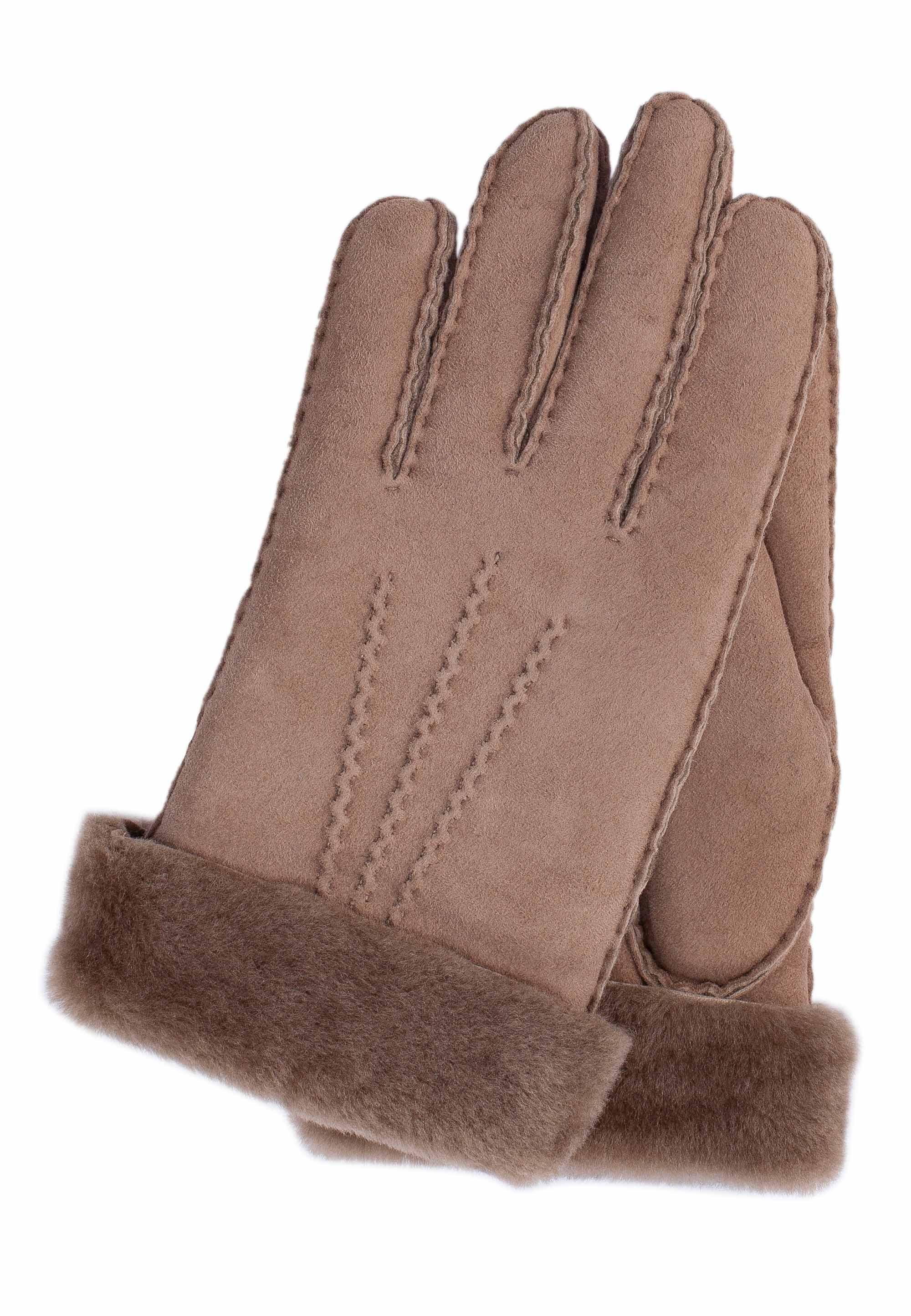 KESSLER  Handgenähte Handschuhe "ILVY" aus Merino - Lammfell 