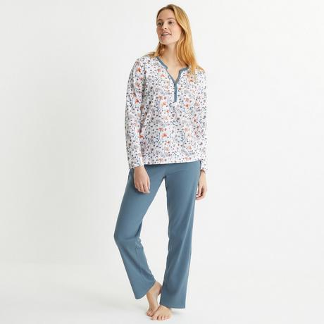 La Redoute Collections  Bedruckter Pyjama mit langen Ärmeln 
