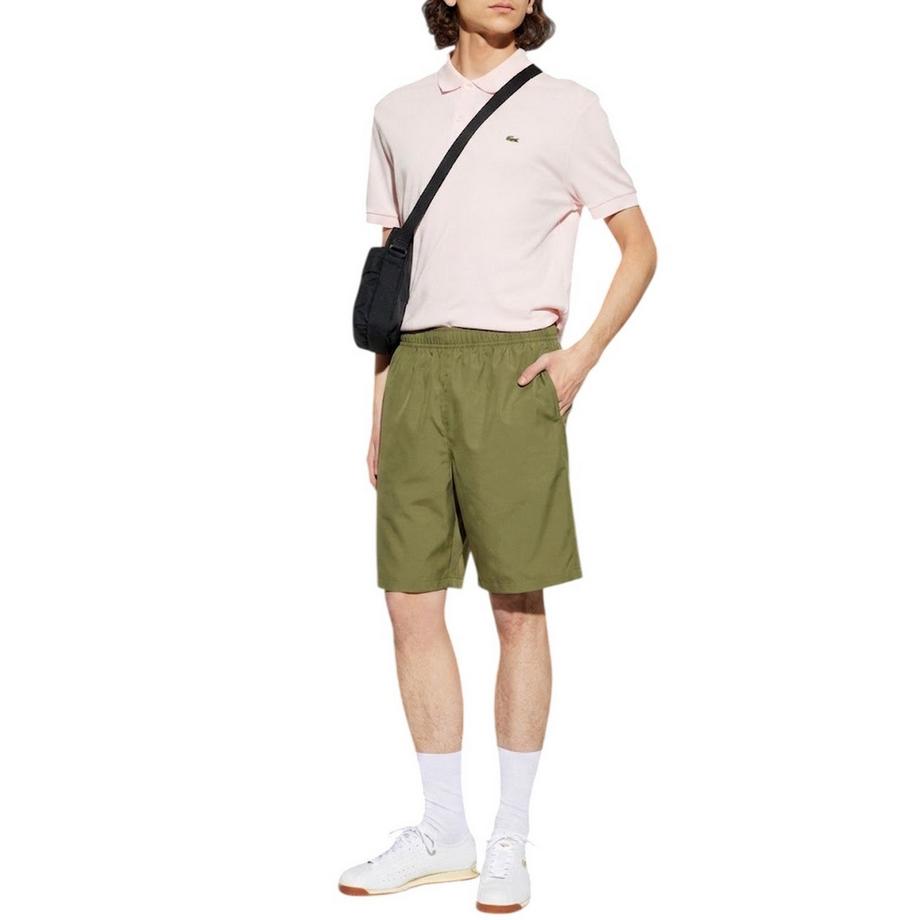 LACOSTE Pantaloncini Semplice Tessuto Elasticizzato Vestibilità Rilassata  