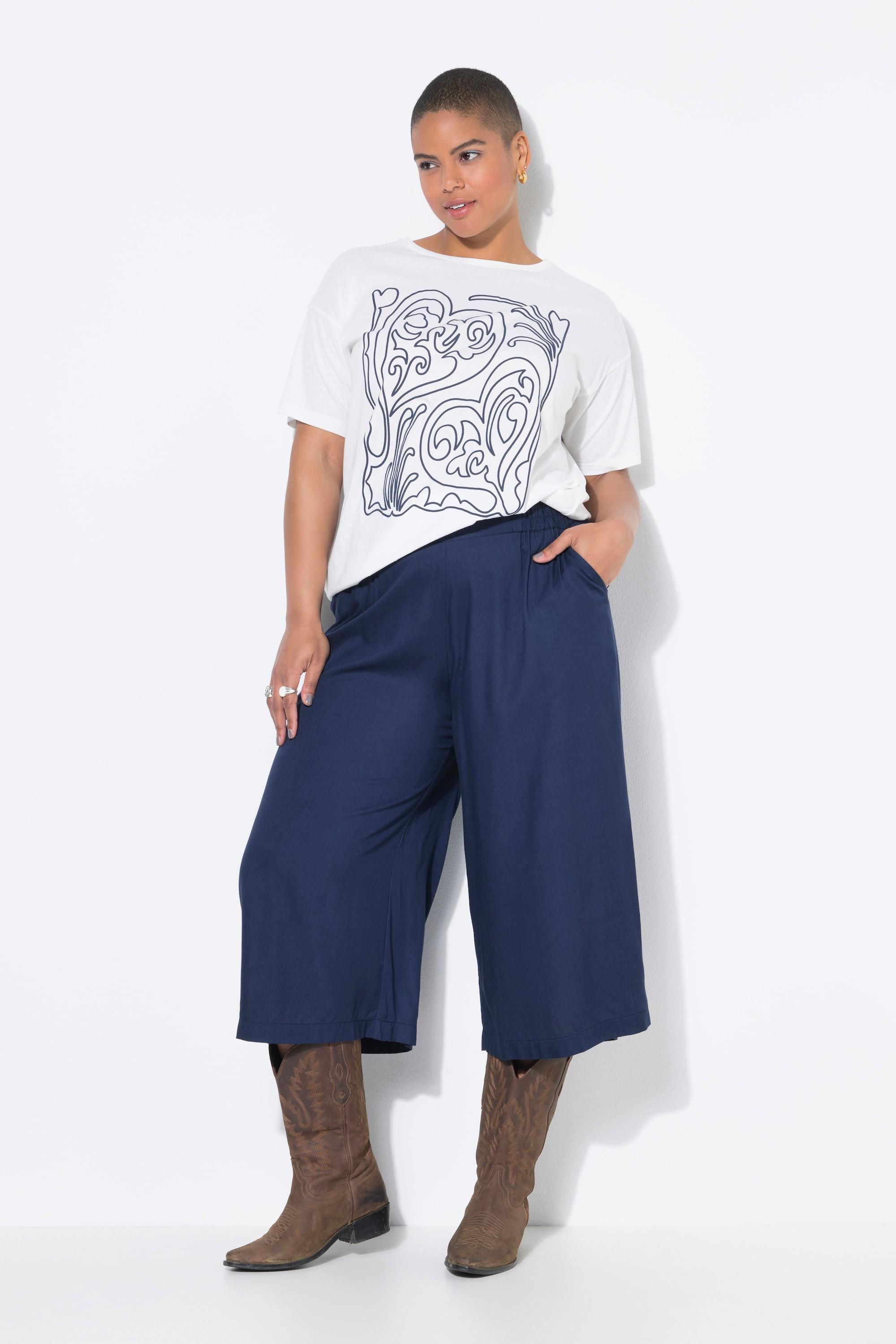 Studio Untold Jupe-culotte Wide Legs Taille Élastique  