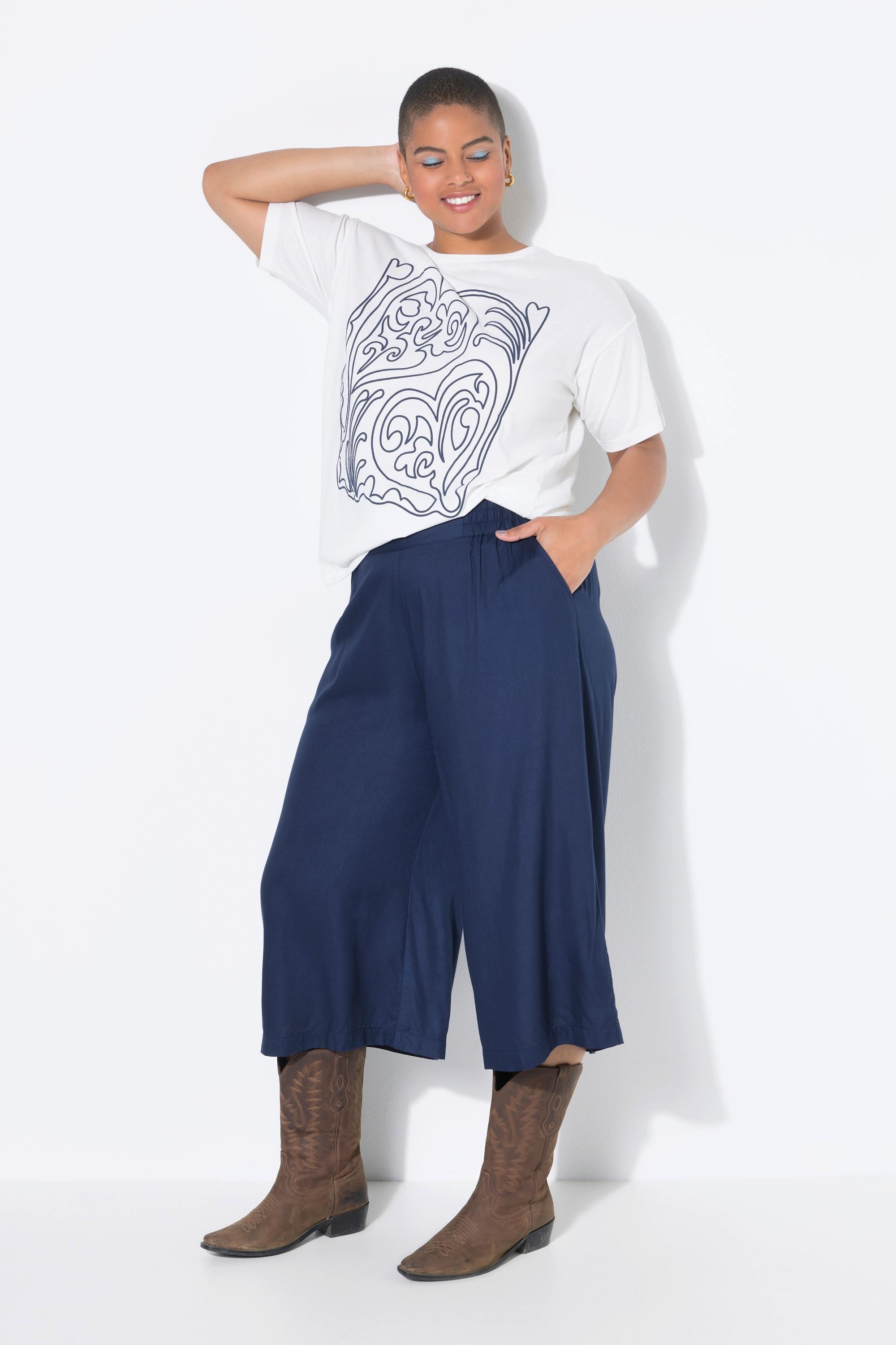 Studio Untold Jupe-culotte Wide Legs Taille Élastique  