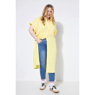 Studio Untold Longbluse Eggshape Musselin Halbarm  