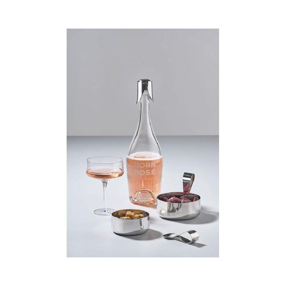 Zone Denmark Schale Rocks mit Löffel 1 Stück, Silber (0.85 cm, 200 l)  