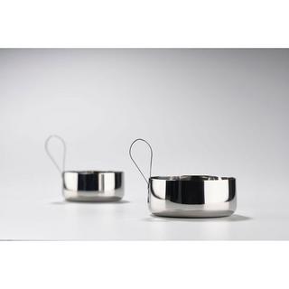 Zone Denmark Schale Rocks mit Löffel 1 Stück, Silber (0.85 cm, 200 l)  