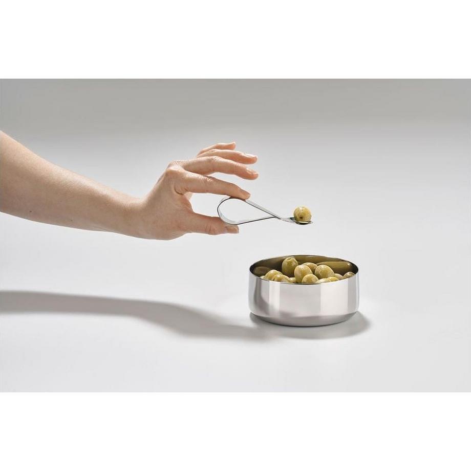 Zone Denmark Schale Rocks mit Löffel 1 Stück, Silber (0.85 cm, 200 l)  