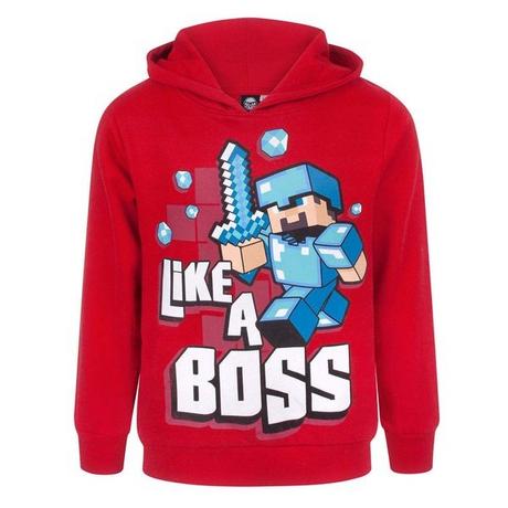 MINECRAFT  Sweat à capuche LIKE A BOSS 