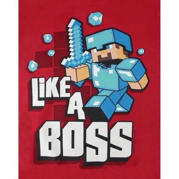 MINECRAFT  Sweat à capuche LIKE A BOSS 