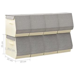 VidaXL Boîte de rangement tissu  