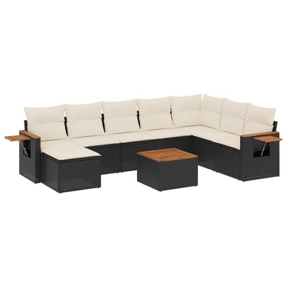 set divano da giardino Polirattan