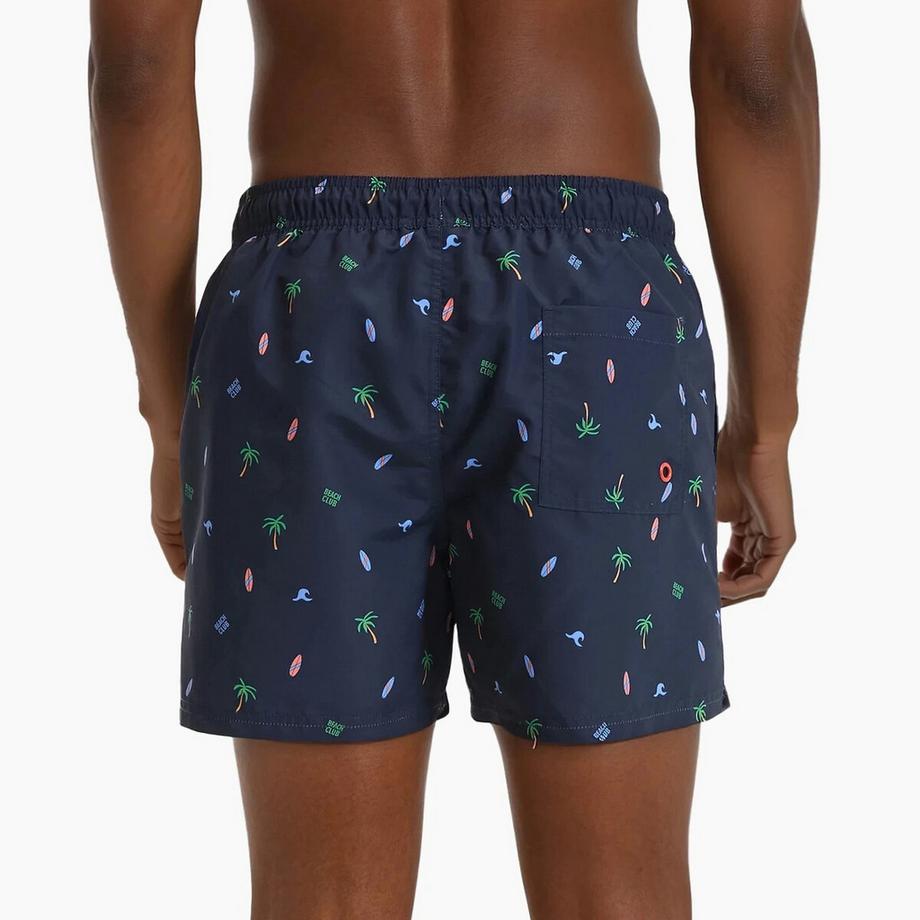 La Redoute Collections Short de bain imprimé palmiers et planches de surf  