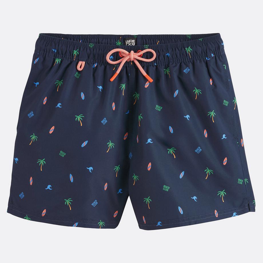La Redoute Collections Short de bain imprimé palmiers et planches de surf  